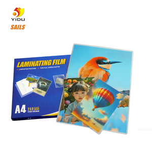 Pochettes de plastification A4 125 microns, feuilles de plastification thermique brillantes standard, pochettes haute adhérence 5 mil - Product Image 1