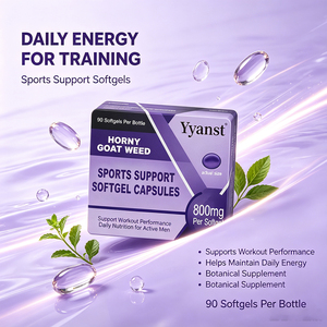 Cápsulas de Gel Suave para Apoyo Deportivo, Extracto de Hierba de Cabra en Celo, Suplemento Herbal Natural, Ayuda a Mantener la Energía Diaria para Hombres Activos, OEM - Product Image 4