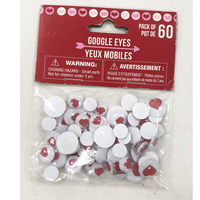 Yeux de poupées, mobile, en plastique, nouvelle collection, vente en gros, bijoux de dessin animé, pour la saint-valentin