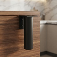 Pieds de meubles réglables en fer rond, modernes et luxueux, pour usage de bureau, canapé, armoire, salle à manger, cuisine, installation facile