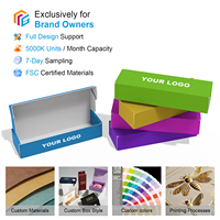 Boîte cadeau en carton blanc magnétique avec logo personnalisé en gros pour l'emballage cosmétique de crème pour les yeux, poudre libre avec laminage mat