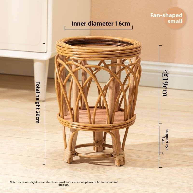 Design en forme d'éventail kaki-S