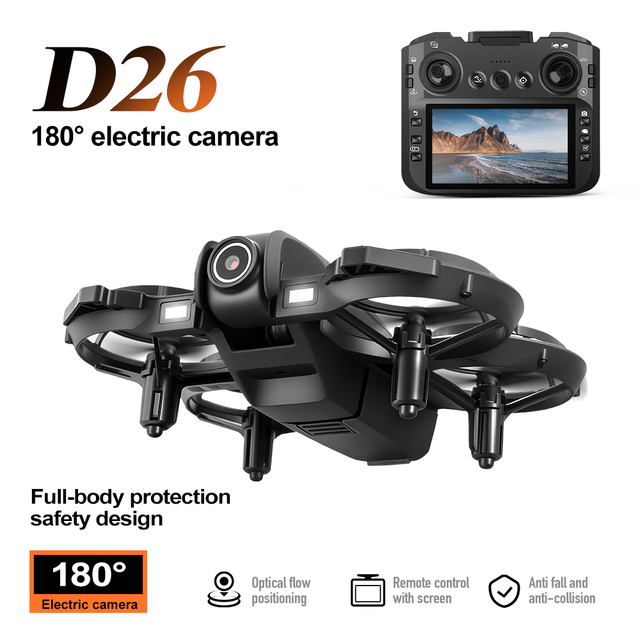 D26 4K HD Camera Drone WiFi FPV Real Time Transmission Brushless Motor NEO 2 Style Foldable RC Quadcopter for Sale