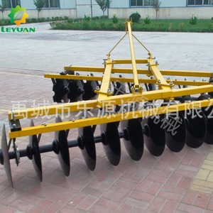 Leyuan Disc Harrow 4 Row Heavy Duty Farm <b>Cultivator</b> For Tractor Traction Plowing And Soil Crushing - Product Image 1