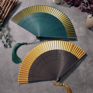 Éventails pliants en soie chinoise <span class=keywords><strong>pour</strong></span> femmes et filles, style japonais, artisanat en bambou imprimé, cadeaux de mariage <span class=keywords><strong>pour</strong></span> invités - Product Image 5