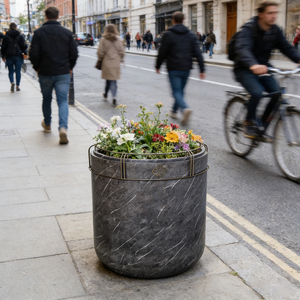 Jardinière Circulaire Contemporaine Personnalisée en Acier Inoxydable Galvanisé Écologique pour Jardin Domestique et <span class=keywords><strong>Divers</strong></span> Usages - Product Image 3