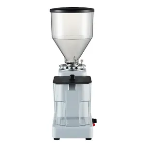 Molinillo de café comercial de 60mm, máquina de molienda de granos de café eléctrica profesional, rebabas de acero inoxidable para proveedor de espresso