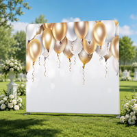 Support d'affichage en aluminium de qualité supérieure avec toile tendue imprimée sur mesure pour la promotion de la marque et la décoration intérieure générale