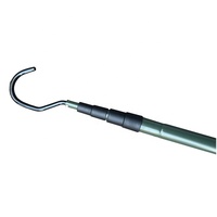 Canne télescopique de chasse en aluminium réglable de 5 m à 5 sections pour le récupération d'appâts et les leurres