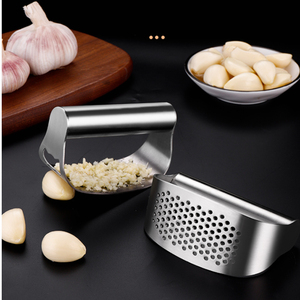 Koflookpers Tiện Ích-304 Thép Không Gỉ Hướng Dẫn Sử Dụng Tỏi Báo Chí Và Rau Chopper Bền Vững Đường Cong Trái Cây Và Rau Công Cụ - Product Image 2