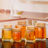 <strong>Best</strong> <strong>Selling</strong> Square Mini <strong>Honey</strong> Jars 50ml-500ml Glass Food Storage <strong>Bottles</strong> with Screw Cap for Diffuser Use Free Sample Available