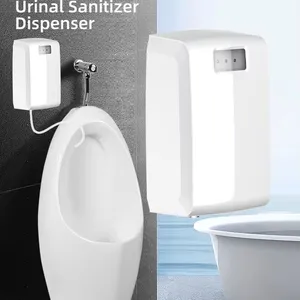 OEM özelleştirme duvara monte tuvalet otomatik pisuar temizleyici dispenseri programlanabilir LED 600ml fabrika fiyat