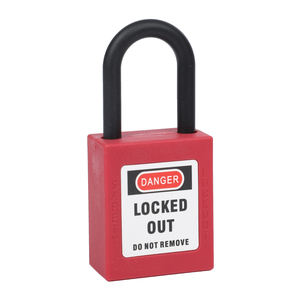 38mm Oem कस्टम रंगीन नायलॉन हथकड़ी ताला कुंजी एक जैसे Tagout Loto सुरक्षा ताला - Product Image 4