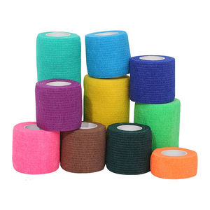 Bandage <span class=keywords><strong>de</strong></span> compression cohésif adhésif coloré pour les premiers soins, <span class=keywords><strong>bande</strong></span> <span class=keywords><strong>de</strong></span> sport élastique pour entorses et gonflement <span class=keywords><strong>de</strong></span> la cheville et du poignet - Product Image 2