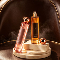Botella de Perfume de Vidrio Delgada y Alta de 100 ml Personalizada, con Tapa de Bola de Madera Dorada/Plateada, Envase de Fragancia Vacío, Embalaje de Regalo Personalizado