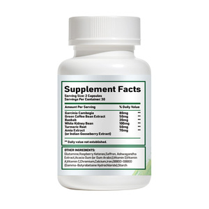 Cápsulas de Extracto de Garcinia Cambogia con Cromo, Píldoras para el Control de Peso para Mujeres, Supresor del Apetito para el Control de la Figura, OEM - Product Image 3