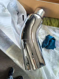 Prezzo di fabbrica in acciaio cromato punte del gomito di scarico per camion/Pickup/Diesel silenziatore di scarico modifiche dimensioni 5 ''-6'' 5 ''-7'' 5-8 - Product Image 2