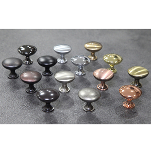Round Drawer Handles Mushroom Kitchen Cabinet Hardware Furniture Knobs