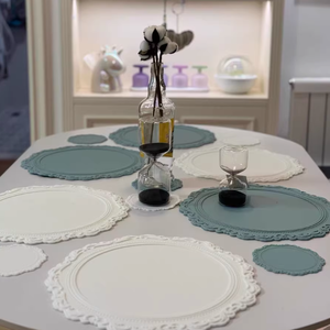 Sous-verres en silicone colorés antidérapants <span class=keywords><strong>de</strong></span> qualité alimentaire en platine imperméable <span class=keywords><strong>de</strong></span> 125 mm, tapis <span class=keywords><strong>de</strong></span> <span class=keywords><strong>protection</strong></span> pour tasse, tapis <span class=keywords><strong>de</strong></span> sceau <span class=keywords><strong>de</strong></span> cire en silicone - Product Image 5