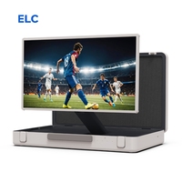 Televisor Inteligente Portátil 2025 con Pantalla Táctil de 27 Pulgadas Full HD Android 13 8+128GB Blanco, Monitor Tipo Maleta, Pantalla Inteligente para Ver Fútbol