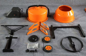 Topmai Factory Price Small Portable Electric Concrete <strong>Mixer</strong> High Efficiency 280L Capacity 1500W Motor <strong>Mini</strong> <strong>Cement</strong> <strong>Mixer</strong> - Product Image 3