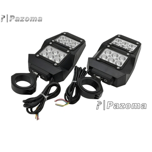 UTV dikiz yan aynalar LED Spot ışıkları 1.75 ve 2 inç Roll Bar Polaris RZR XP1000 - Product Image 5