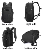 Petit sac à dos d'assaut MOLLE pour la randonnée, sac à dos tactique de chasse, sac à dos imperméable en polyester