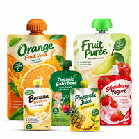 Pochette Doypack à bec verseur en aluminium avec barrière, 200ml, 500ml, 1000ml, pour liquides, qualité alimentaire