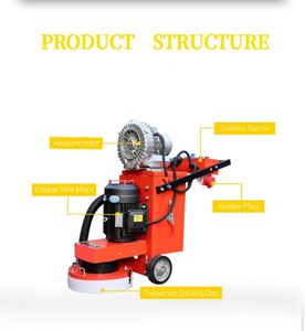 Broyeur de béton robuste Broyeur de sol en béton avec rectifieuse de béton à surface sous vide pour la vente - Product Image 5