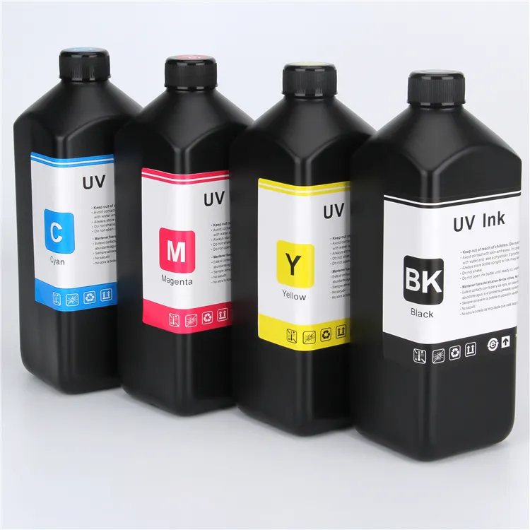 Tinta UV de alta qualidade para impressora plana Vutek Efi Hs125 Pro UV para Nocai Xp600, tinta UV curável para verniz LED de alta qualidade