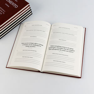 Layanan Percetakan Buku Catatan Mewah Jurnal Rapat Perencana Bisnis Sampul Keras Kulit PU Berkualitas Tinggi Kustom Grosir 2026 - Product Image 6