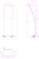 Pantalla Táctil OLED Transparente de 30 Pulgadas, Resolución 1366x768, Tiempo de Respuesta de 8ms, Táctil Capacitiva de 10 Puntos, para Interiores, Ascensores, OEM, Piso