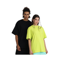 Herren Formelle Oversize T-Shirts 100% Baumwolle 270g Schwergewicht Gestrickt Geprägt Bedruckt Blanko Anti-Pilling Atmungsaktiv Umweltfreundlich