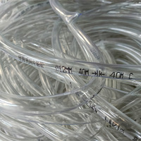 Qualité Alimentaire FDA Atteindre Clair Extrusion Vinyle Tube Tuyau Transparent PVC Tube D'eau 1/4 "8mm x 10mm 10mm x100m