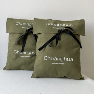 BSCI Eco-Friendly Cotton <b>Envelope</b> Cloth Packaging Dust Bags Handbag <b>Envelope</b> Canvas <b>Gift</b> Jewelry Packaging Pouch Custom Logo - Product Image 3