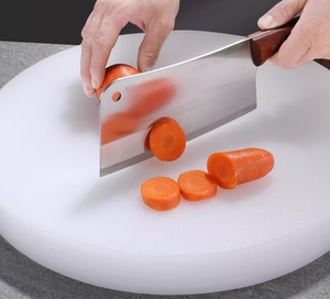 공장 가격 항균 HDPE 플라스틱 원형 1.5cm 두께 주방용 도마 과일 도마 항취 - Product Image 3