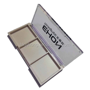 Estuche Compacto Redondo para Polvos de Maquillaje YIHONG YH-E560H, Color Personalizado, Transparente, ABS y Espejo, con Muestra Gratis - Product Image 2