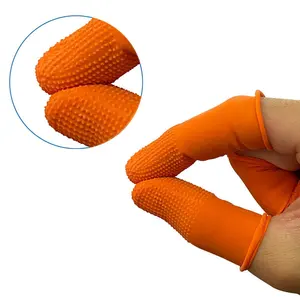 Одноразовые латексные наконечники для пальцев, натуральные антистатические защитные перчатки, презервативы для работы, Прочный инструмент для маникюра