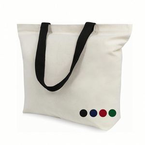 Custom Diy Your Creative Design Grocery Shopping Large Recycled Tote Canvas Cotton Bag With Magnetic Clasp - Product Image 1