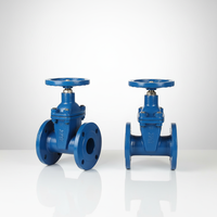 Vanne à opercule manuelle d'occasion pour système d'eau GGG50 PN10-PN25 DIN 3352 F4 F5, à joint souple, raccordement à bride, non montante, haute température