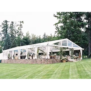Tente en aluminium claire transparente de luxe de cadre de PVC pour des expositions extérieures de fêtes de mariage de sports pour des structures extérieures d'<span class=keywords><strong>orangerie</strong></span> - Product Image 3