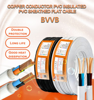 ZC-BV Modell RV 450/750V Kupfer-Elektrokabel Einadrig Massiv PVC-Isoliert Wohngebäude 2,5mm Kabel