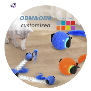 Yeni yükseltilmiş USB akıllı yerçekimi atlama topu interaktif köpek oyuncak otomatik eğitim köpek interaktif kendinden hareketli oyuncak - Product Image 3