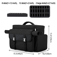 Sac de rangement Premium DND Miniatures pour étui de voyage étanche RPG de table avec compartiments rembourrés