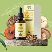 Extrait Liquide de Complexe de Champignons Naturels – Soutien Immunitaire, Énergie, Stimulation Cérébrale – Gouttes Liquides de Crinière de Lion