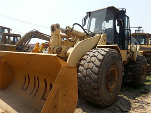 Engineering Construction Used Caterpillar 966G Wheel Loader Stable <b>Running</b> For Quarry And Farm Work - Product Image 2