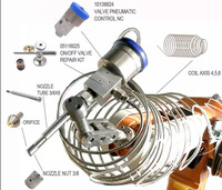 Vanne pneumatique d'origine KMT 20435636 à prix d'usine, tige de vanne haute pression 60k pour machine de découpe jet d'eau, pièces de rechange