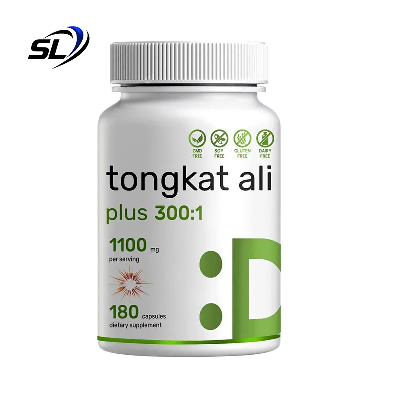 OEM Tongkat Ali Capsules Compléments Capsules d'extrait de Tongkat Ali biologique de marque privée