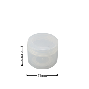 Tốt bán 120 gam rõ ràng giá rẻ PP Kem <span class=keywords><strong>container</strong></span> rỗng bao bì mỹ phẩm cho kem - Product Image 5