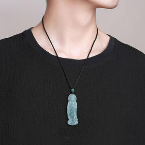 Colgante de Jadeíta Natural con Diseño Original de Buda Amitabha, Estilo Chino, UNISEX, con Certificado de Tasación FG27 - Product Image 4